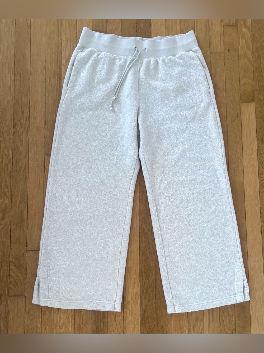 Nike Sportswear Phoenix Plush Wide Leg Pants XL Light Orewood Sail FN3622-104